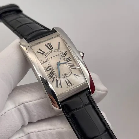 Cartier Tank W2603256 45.1mm White gold Silver 1