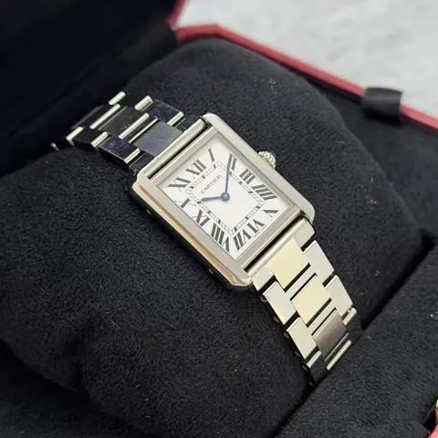 Cartier Tank W5200013 31mm Stainless steel Silver 1