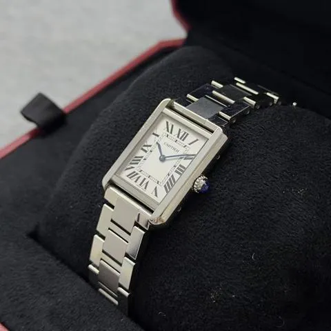 Cartier Tank W5200013 31mm Stainless steel Silver 2