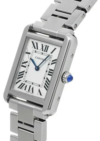 Cartier Tank W5200013 24.5mm Stainless steel Silver 1