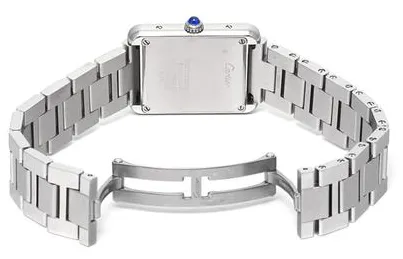 Cartier Tank W5200013 24.5mm Stainless steel Silver 3