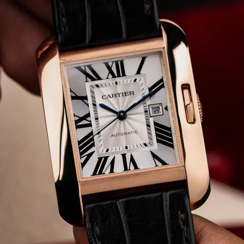 Cartier Tank W5310005 30mm Rose gold Silver