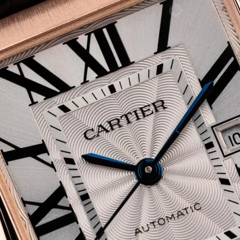 Cartier Tank W5310005 30mm Rose gold Silver 4