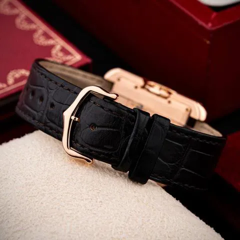 Cartier Tank W5310005 30mm Rose gold Silver 9