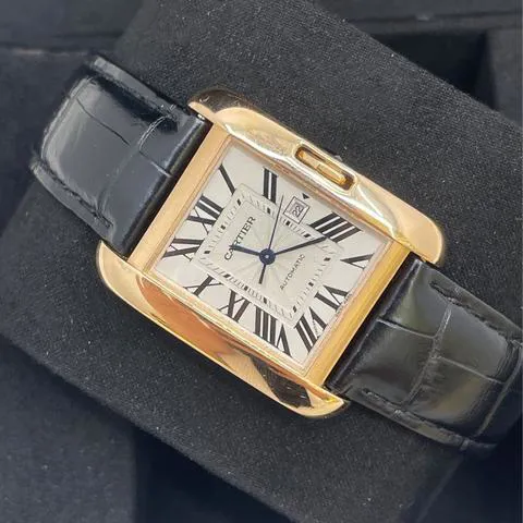 Cartier Tank W5310005 29.8mm Rose gold Silver 3