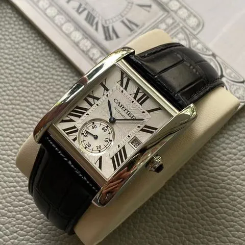 Cartier Tank W5330003 43mm Stainless steel Silver 1