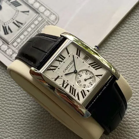 Cartier Tank W5330003 43mm Stainless steel Silver 3