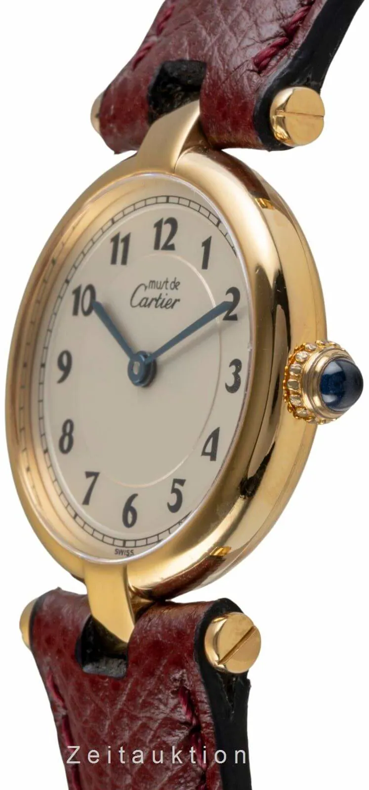 Cartier Vermeil 590004 24mm Silver Silver 5