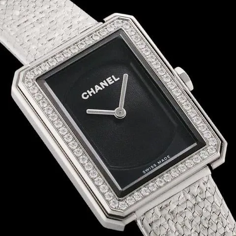 Chanel Boy-Friend H4877 28mm Stainless steel Black 1