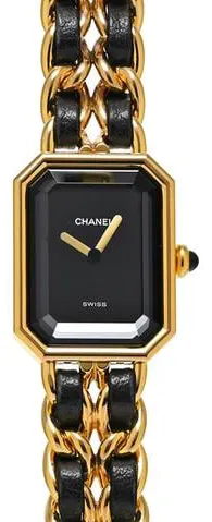 Chanel Première H0001 20mm Yellow gold Black