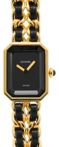 Chanel Première H0001 20mm Yellow gold Black