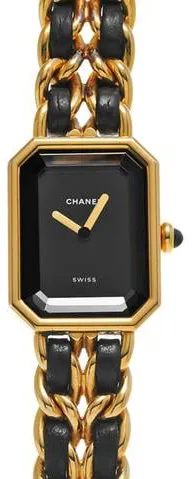 Chanel Première H0001 20mm Yellow gold Black