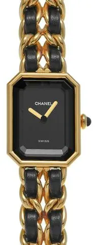 Chanel Première H0001 20mm Yellow gold Black