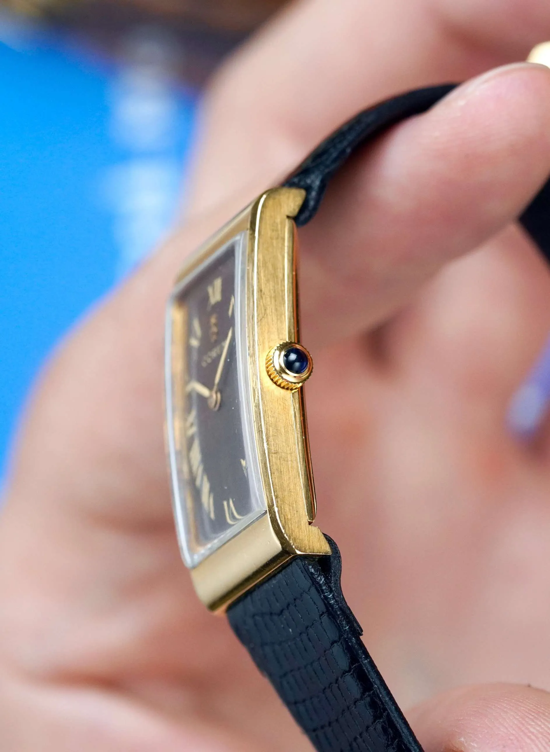 Corum 36mm Yellow gold and 18k yellow gold Linen 2