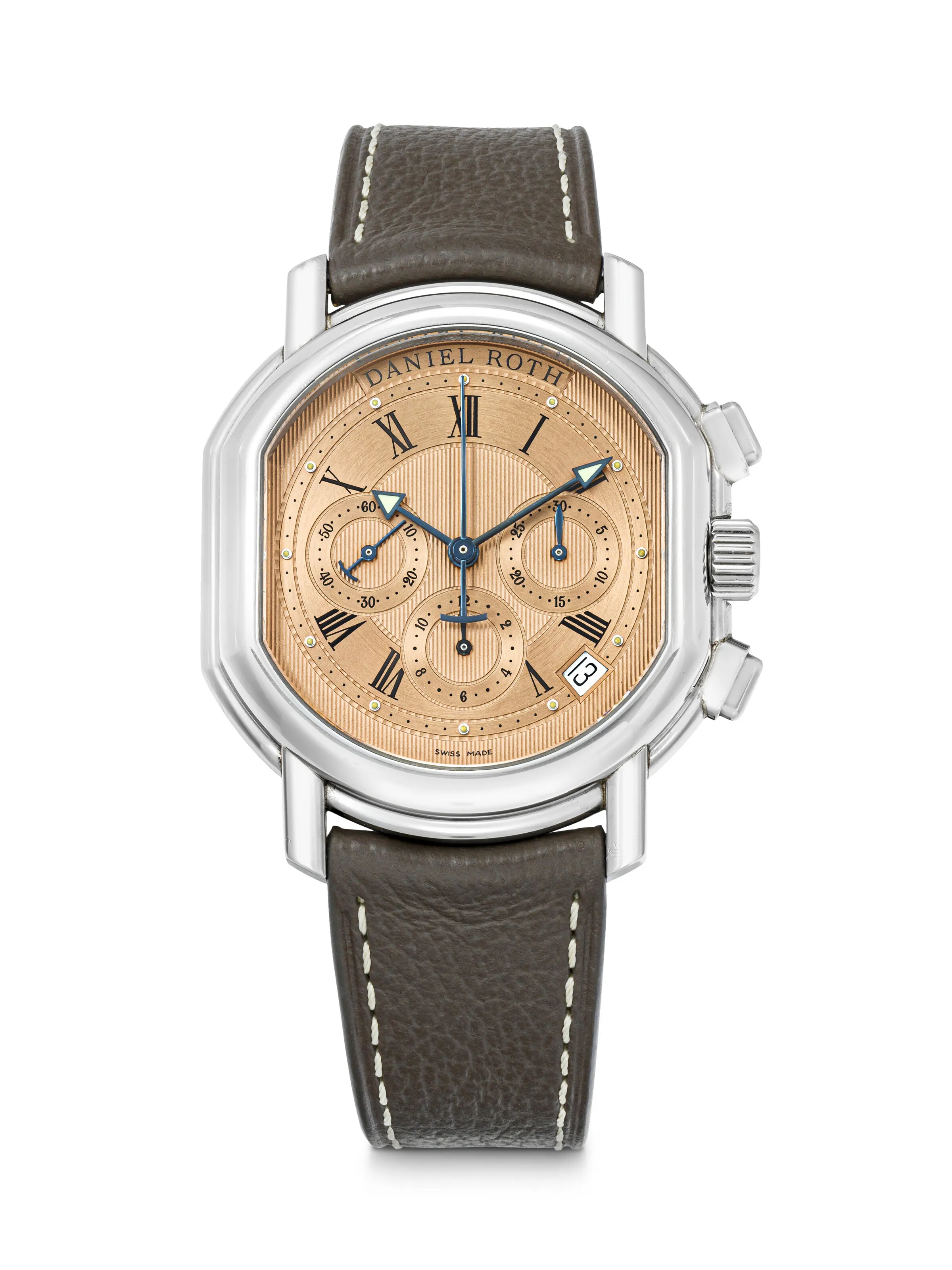 Daniel Roth Masters Chronograph S247 38mm Stainless steel Salmon