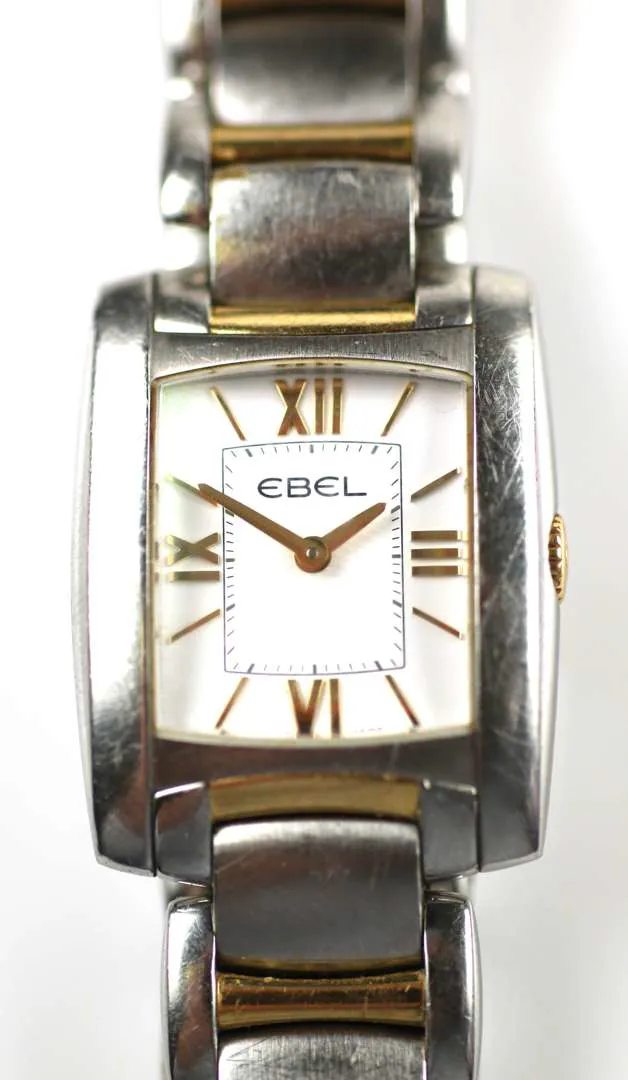 Ebel 30mm Stainless steel and gold White