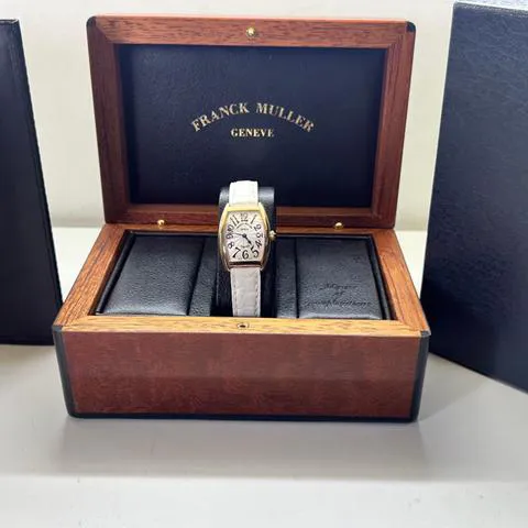 Franck Muller Cintree Curvex 1752 QZ 25mm Rose gold Silver 2