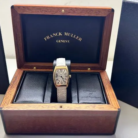 Franck Muller Cintree Curvex 1752 QZ 25mm Rose gold Silver 6