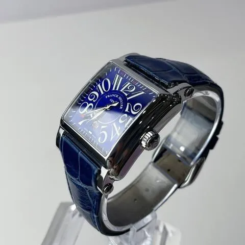 Franck Muller Conquistador Cortez 10000 L Stainless steel Blue 2