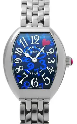 Franck Muller Heart 5002SQZC1HJRED 26mm Stainless steel Blue