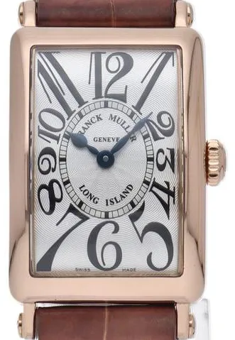 Franck Muller Long Island 902 QZ 32mm Rose gold Silver