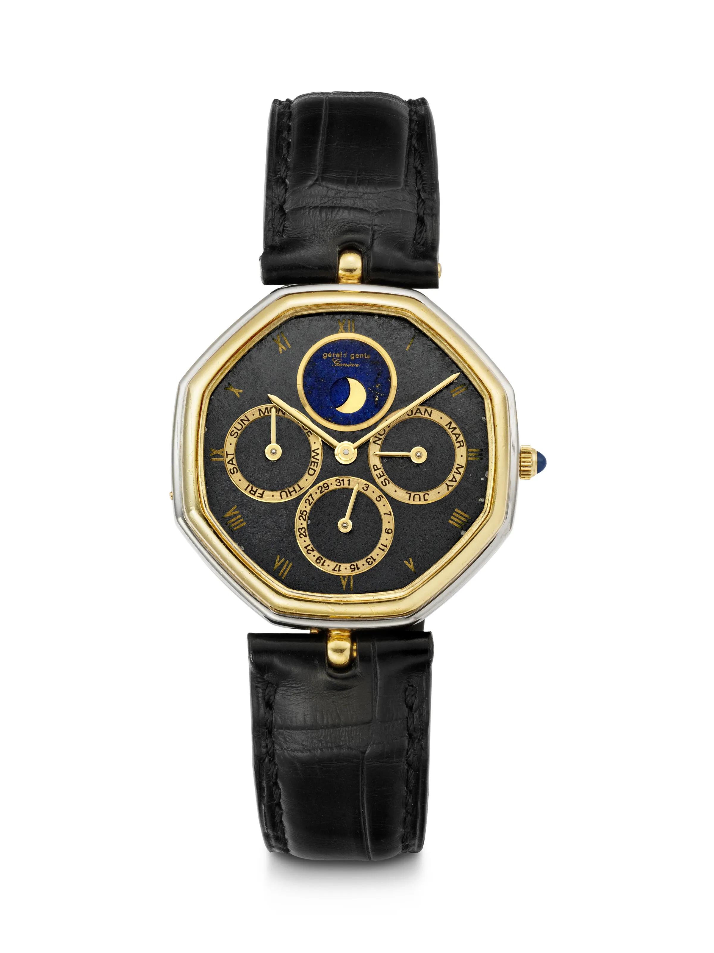 Gérald Genta Perpetual Calendar G.1840.4 34mm Two-tone gold