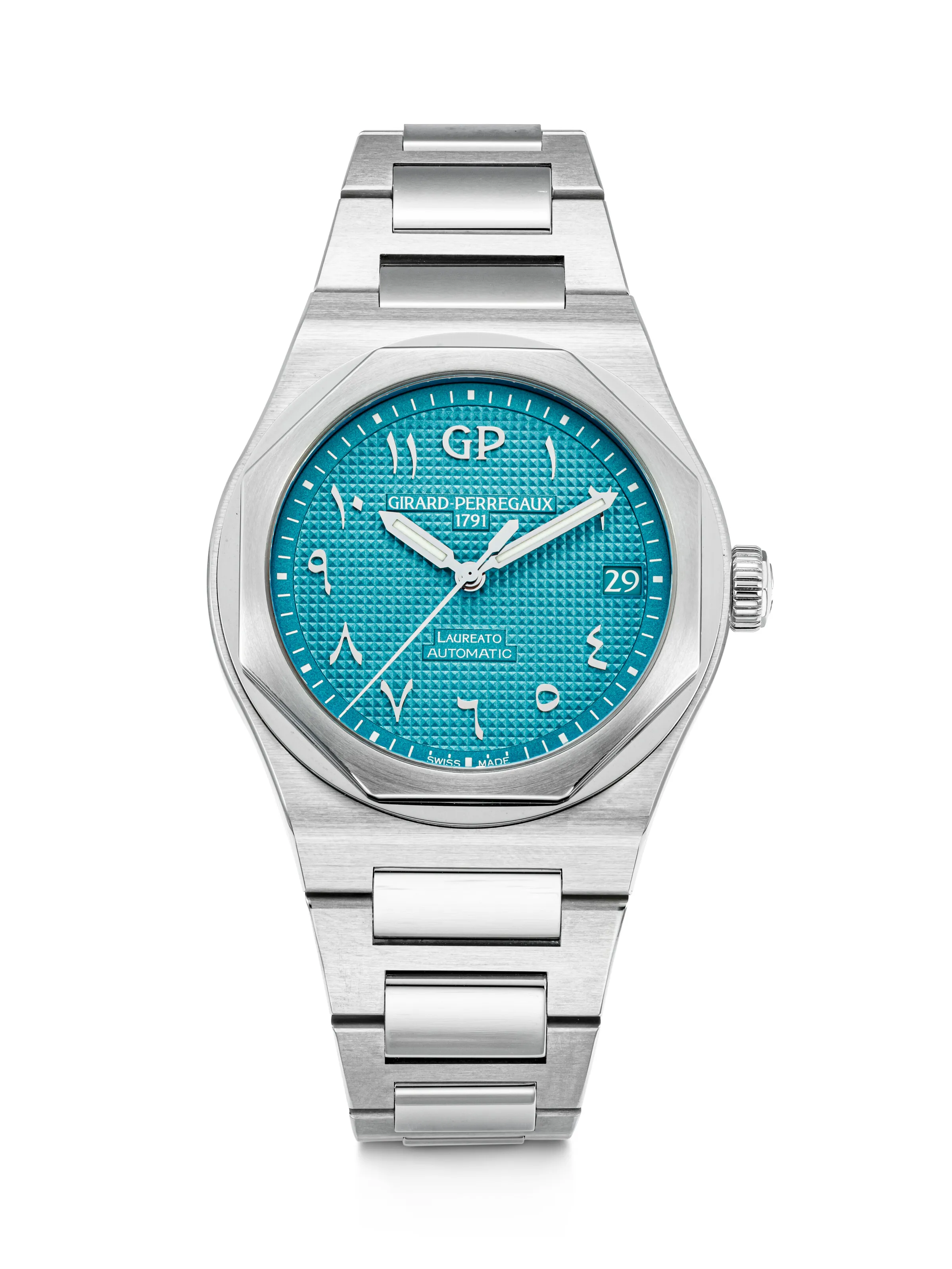 Girard-Perregaux Laureato 81010 42mm Stainless steel Blue