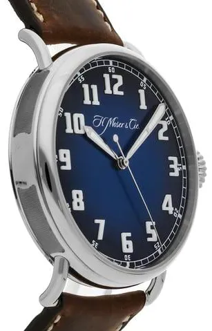 H. Moser & Cie. Heritage 8200-1201 42mm Stainless steel Blue 2