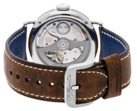 H. Moser & Cie. Heritage 8200-1201 42mm Stainless steel Blue 3