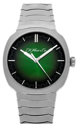 H. Moser & Cie. Streamliner 6200-1200 40mm Stainless steel Green