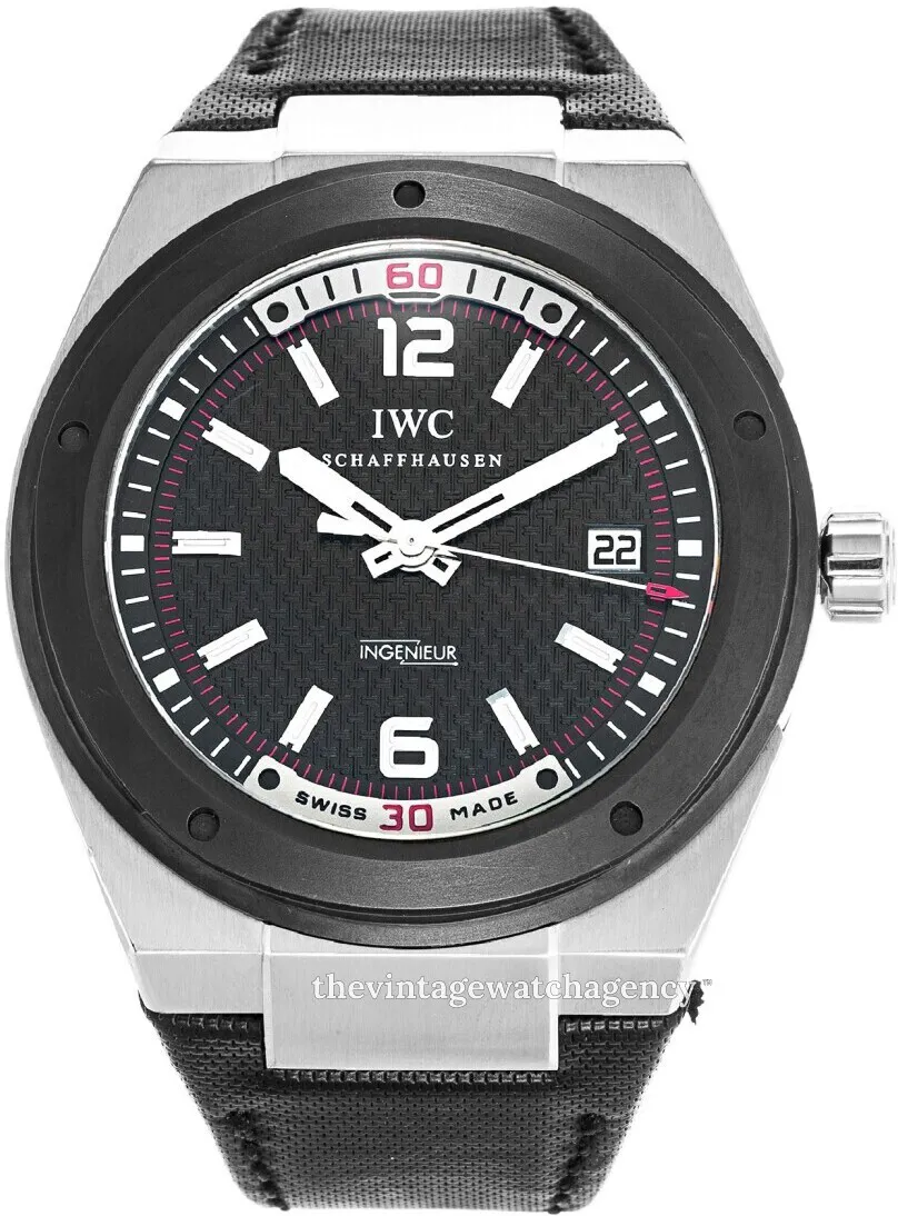 IWC Ingenieur IW323401 43mm Stainless steel Black