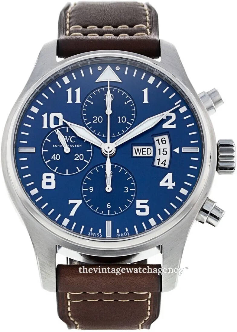 IWC Pilot IW377706 44mm Stainless steel Blue