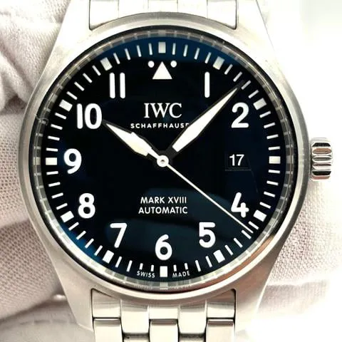 IWC Pilot Mark IW327015 40mm Stainless steel Black