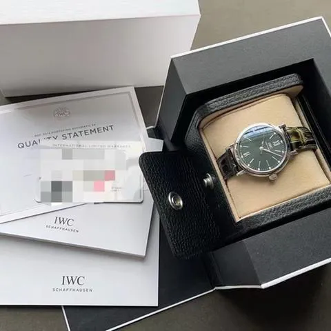 IWC Portofino Automatic IW357405 34mm Stainless steel Green