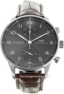 IWC Portugieser IW371431 White gold Black