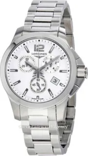 Longines Conquest L33794166 Stainless steel White