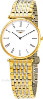 Longines La Grande Classique L47092217 Brushed/polished gold toned steel White