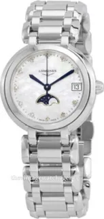 Longines PrimaLuna L8.115.4.87.6 Stainless steel White