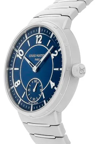 Louis Vuitton Tambour W1ST20 40mm Stainless steel Blue 1