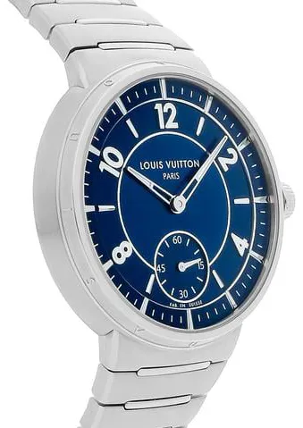 Louis Vuitton Tambour W1ST20 40mm Stainless steel Blue 2