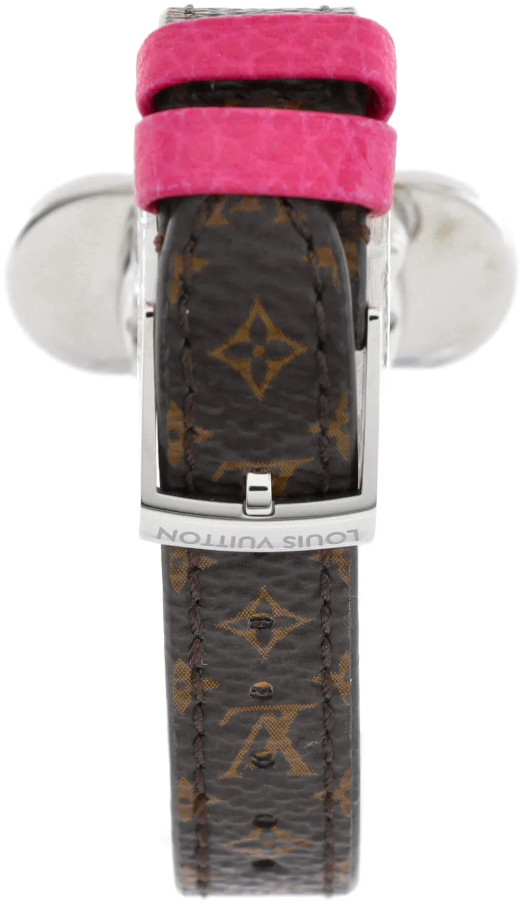 Louis Vuitton Tambour 34mm Rose gold and Stainless steel and Diamond and Enamel and Resin and 18k rose gold Rose 4