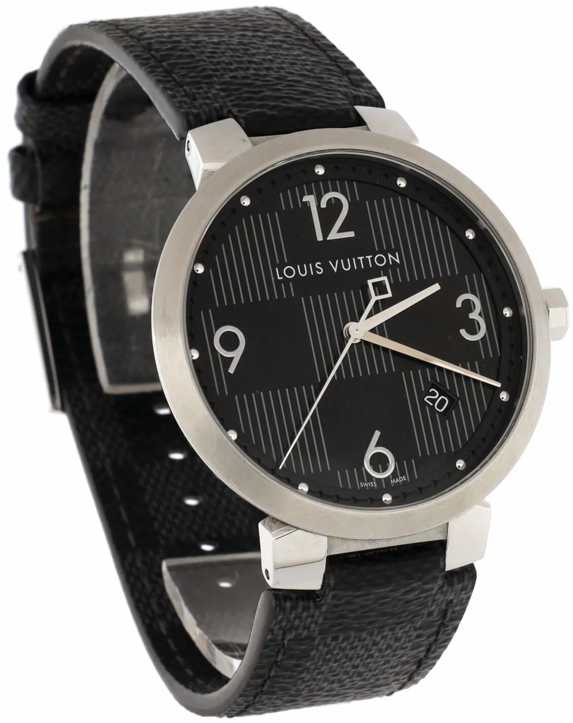 Louis Vuitton Tambour 39mm Stainless steel Black 4