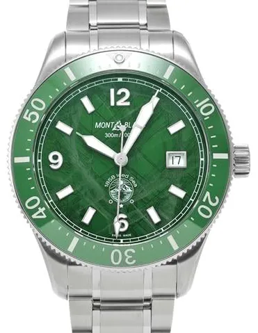 Montblanc 1858 129373 41mm Stainless steel Green