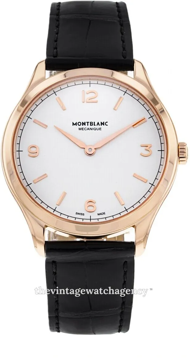 Montblanc Heritage 112516 38mm Rose gold White