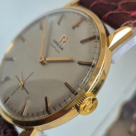 Omega Century 121.014 34mm Yellow gold Silver 1