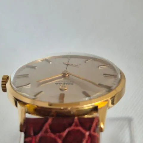 Omega Century 121.014 34mm Yellow gold Silver 3