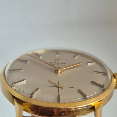 Omega Century 121.014 34mm Yellow gold Silver 4