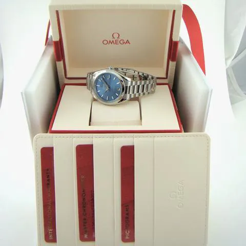 Omega Aqua Terra 220.10.34.20.03.002 34mm Stainless steel Blue 5