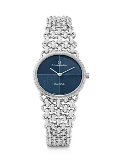 Omega Constellation BC 711.1607 18k white gold Blue