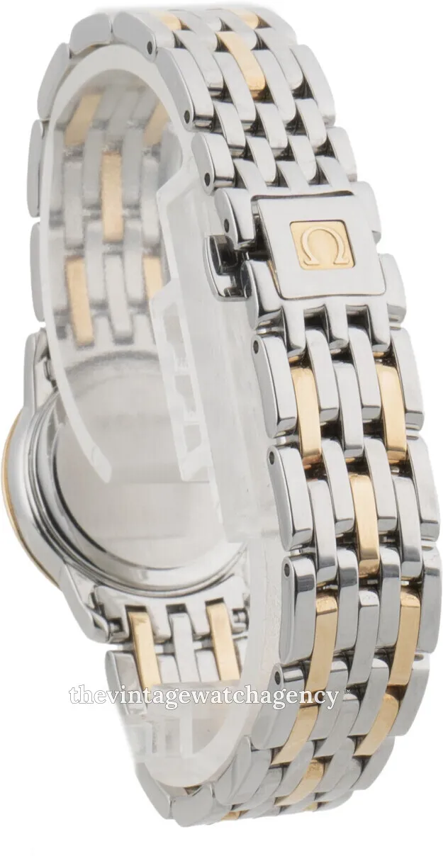 Omega De Ville 4375.71.00 22mm Polished 18 carat yellow gold steel White 3